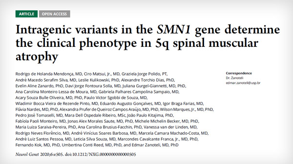Intragenic variants in the SMN1 gene determine the clinical phenotype in 5q spinal muscular atrophy